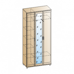 Прихожая Мелисса композиция 5 (Гикори Джексон светлый) в Агрызе - agryz.mebel24.online | фото 2