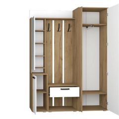 Прихожая Прайм-2 (Дуб Крафт Золотой/Бетонный камень) в Агрызе - agryz.mebel24.online | фото 2