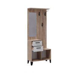 Прихожая Витра Центральная секция (Белый/Дуб сонома) в Агрызе - agryz.mebel24.online | фото 2