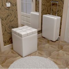 Пуф КВАДРО Белый в Агрызе - agryz.mebel24.online | фото