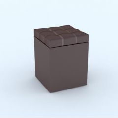Пуф КВАДРО Коричневый в Агрызе - agryz.mebel24.online | фото