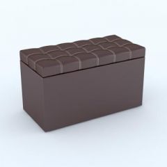 Пуф КВАДРО тип 2 Коричневый в Агрызе - agryz.mebel24.online | фото 2