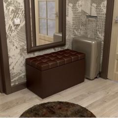 Пуф КВАДРО тип 2 Коричневый в Агрызе - agryz.mebel24.online | фото