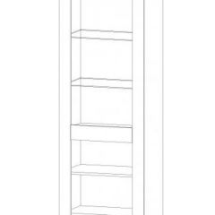РЕГИНА Пенал со стеклом (анкор) в Агрызе - agryz.mebel24.online | фото 2