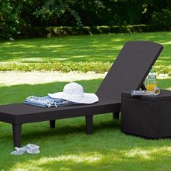 Шезлонг Джайпур (Jaipur Sun lounger) виски-коричневый в Агрызе - agryz.mebel24.online | фото 2