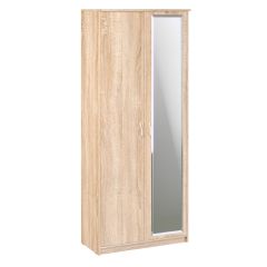 Шкаф 2-х створчатый Дуэт Люкс с зеркалом в Агрызе - agryz.mebel24.online | фото