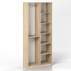 Шкаф 2-х створчатый Дуэт Люкс с зеркалом в Агрызе - agryz.mebel24.online | фото 2