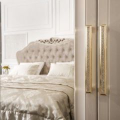 Шкаф 3-х ств с зеркалом Мокко (бежевый) в Агрызе - agryz.mebel24.online | фото 3