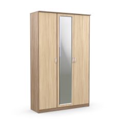 Шкаф 3-х створчатый Дуэт Люкс с зеркалом в Агрызе - agryz.mebel24.online | фото 5