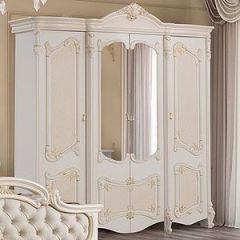 Шкаф 4-х дверный с зеркалами (07.144) Рафаэлла в Агрызе - agryz.mebel24.online | фото