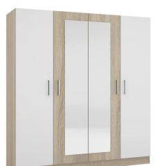 Шкаф 4-х створчатый Леси + Зеркало в Агрызе - agryz.mebel24.online | фото 3