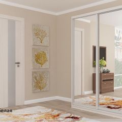 Шкаф №5 1.5-2 Оптима 2300х1504х452 (фасад 2 зеркала) в Агрызе - agryz.mebel24.online | фото