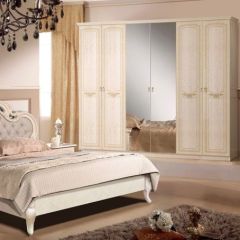 Шкаф 6-ти дверный с зеркалами (08.246) Ирина (беж) в Агрызе - agryz.mebel24.online | фото 3