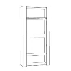 Шкаф для одежды 13.133 Амели в Агрызе - agryz.mebel24.online | фото 2