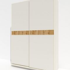 Шкаф-купе 1400 серии SOFT D6+D6+B2+PL3 (2 ящика+2штанги) профиль «Капучино» в Агрызе - agryz.mebel24.online | фото 2