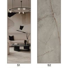 Шкаф-купе 1500 серии SILVER S1+S1+B2+PL2 (2 ящика+1 штанга+1 полка) профиль «Серебро» в Агрызе - agryz.mebel24.online | фото 7