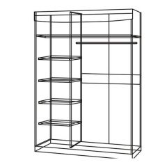 Шкаф-купе 1600 без зеркала "Мария-Луиза 6.16" в Агрызе - agryz.mebel24.online | фото 4