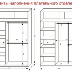 Шкаф-купе 1600 серии SOFT D6+D4+B2+PL2 (2 ящика+1штанга+1 полка) профиль «Капучино» в Агрызе - agryz.mebel24.online | фото 9