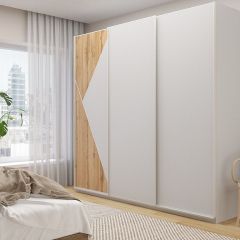 Шкаф-купе 2100 серии SOFT D7+D3+D3+B22+PL4 (по 2 ящика лев/прав+2штанги) профиль «Капучино» в Агрызе - agryz.mebel24.online | фото