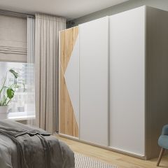 Шкаф-купе 2100 серии SOFT D7+D3+D3+B22+PL4 (по 2 ящика лев/прав+2штанги) профиль «Капучино» в Агрызе - agryz.mebel24.online | фото 5