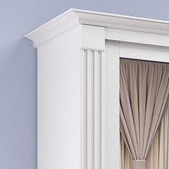 Шкаф-купе 2150 серии NEW CLASSIC K1+K1+K1+B22+PL4 (по 2 ящика лев/прав+F обр.штанга) профиль «Капучино» в Агрызе - agryz.mebel24.online | фото 4