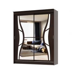 Шкаф-купе Бабочка 2.0 серия Альянс (Венге) в Агрызе - agryz.mebel24.online | фото 1