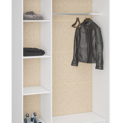 Шкаф-купе Бассо 1300 (Белый) в Агрызе - agryz.mebel24.online | фото 2