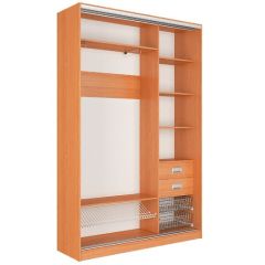 Шкаф-купе Джонни 1500 вариант 2 (Зеркало/Зеркало) в Агрызе - agryz.mebel24.online | фото 3