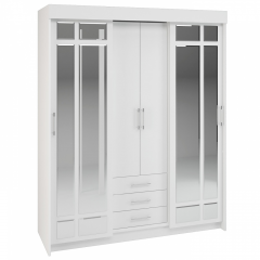 Шкаф-купе Фортуна (МОНО Белый) в Агрызе - agryz.mebel24.online | фото