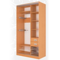 Шкаф-купе Жаклин 1200 вариант-1 (ЛДСП/ЛДСП) в Агрызе - agryz.mebel24.online | фото 2