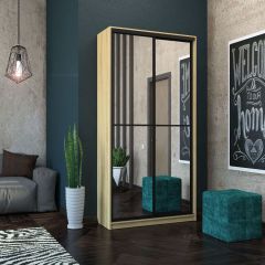 Шкаф-купе Лофт 1200 Шк12-60 (Дуб Сонома) в Агрызе - agryz.mebel24.online | фото 8