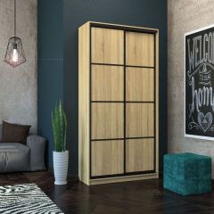 Шкаф-купе Лофт 1200 Шк12-60 (Дуб Сонома) в Агрызе - agryz.mebel24.online | фото 7