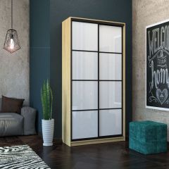 Шкаф-купе Лофт 1200 Шк12-60 (Дуб Сонома) в Агрызе - agryz.mebel24.online | фото 12