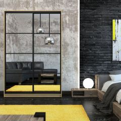 Шкаф-купе Лофт 1600 Шк16-60 (Дуб Сонома) в Агрызе - agryz.mebel24.online | фото 9