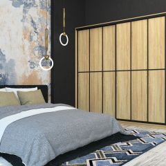 Шкаф-купе Лофт 2400 Шк24-60 (Дуб Сонома) в Агрызе - agryz.mebel24.online | фото