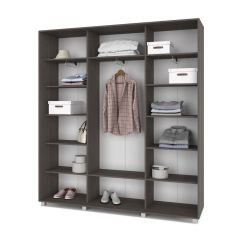 МАРТИН Шкаф-купе Анкор темный (2000*450)  М401 в Агрызе - agryz.mebel24.online | фото 2