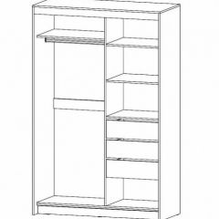 РИВЬЕРА Шкаф-купе 2х створчатый в Агрызе - agryz.mebel24.online | фото 2