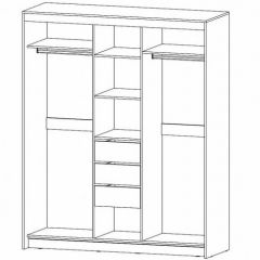 РИВЬЕРА Шкаф-купе 3х створчатый в Агрызе - agryz.mebel24.online | фото 2