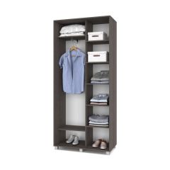 РОЛАНД Шкаф-купе Анкор темный (450*1000) Р401 в Агрызе - agryz.mebel24.online | фото 3