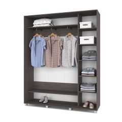 РОЛАНД Шкаф-купе Анкор темный (450*1800) Р481 в Агрызе - agryz.mebel24.online | фото 2