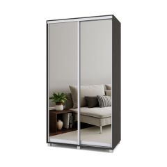 РОЛАНД Шкаф-купе с зеркалами Венге (600*1300) Р633 в Агрызе - agryz.mebel24.online | фото