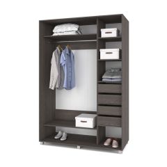 РОЛАНД Шкаф-купе с зеркалом Анкор темный (600*1100) Р612 в Агрызе - agryz.mebel24.online | фото 4