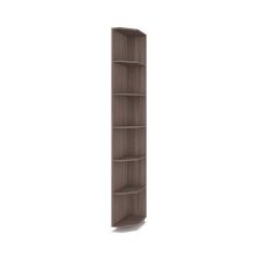 РОЛАНД Шкаф-купе с зеркалом Шимо темный (450*1200) Р422 в Агрызе - agryz.mebel24.online | фото