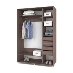 РОЛАНД Шкаф-купе с зеркалом Шимо темный (600*1200) Р622 в Агрызе - agryz.mebel24.online | фото 4