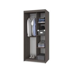 ТОМАС Шкаф-купе с зеркалом Анкор темный/светлый Т22 в Агрызе - agryz.mebel24.online | фото 2