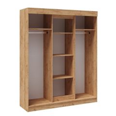 Шкаф-купе ТВИСТ Белый/Дуб крафт золотой в Агрызе - agryz.mebel24.online | фото 2