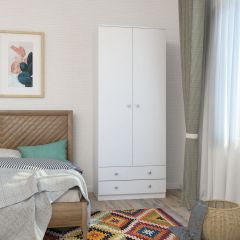 Шкаф Нина (М6) Белый в Агрызе - agryz.mebel24.online | фото