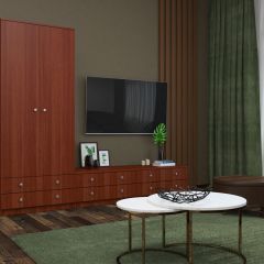 Шкаф Нина (М6) Итальянский орех в Агрызе - agryz.mebel24.online | фото
