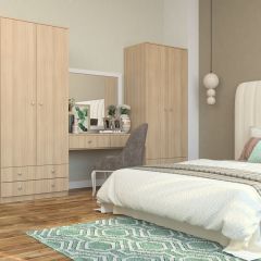 Шкаф Нина (М6) Ясень шимо светлый в Агрызе - agryz.mebel24.online | фото
