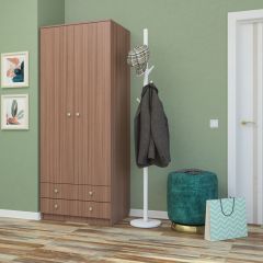 Шкаф Нина (М6) Ясень шимо темный в Агрызе - agryz.mebel24.online | фото 1